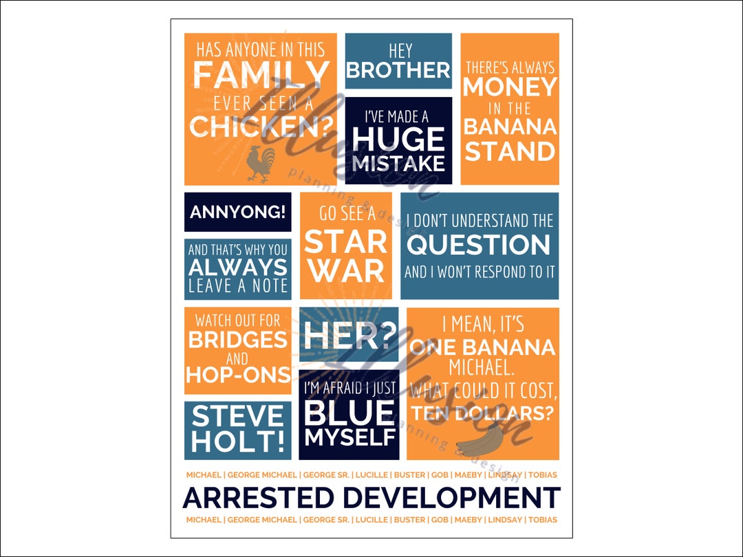 arrested-development-quotes-wall-art-digital-download-digital-art