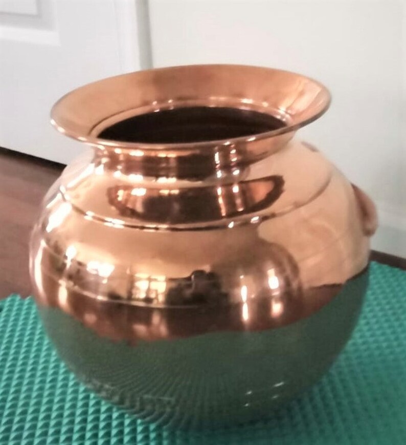 wedding special occassion Pure Copper Pot,Copper ghada,Copper Matka for water storage