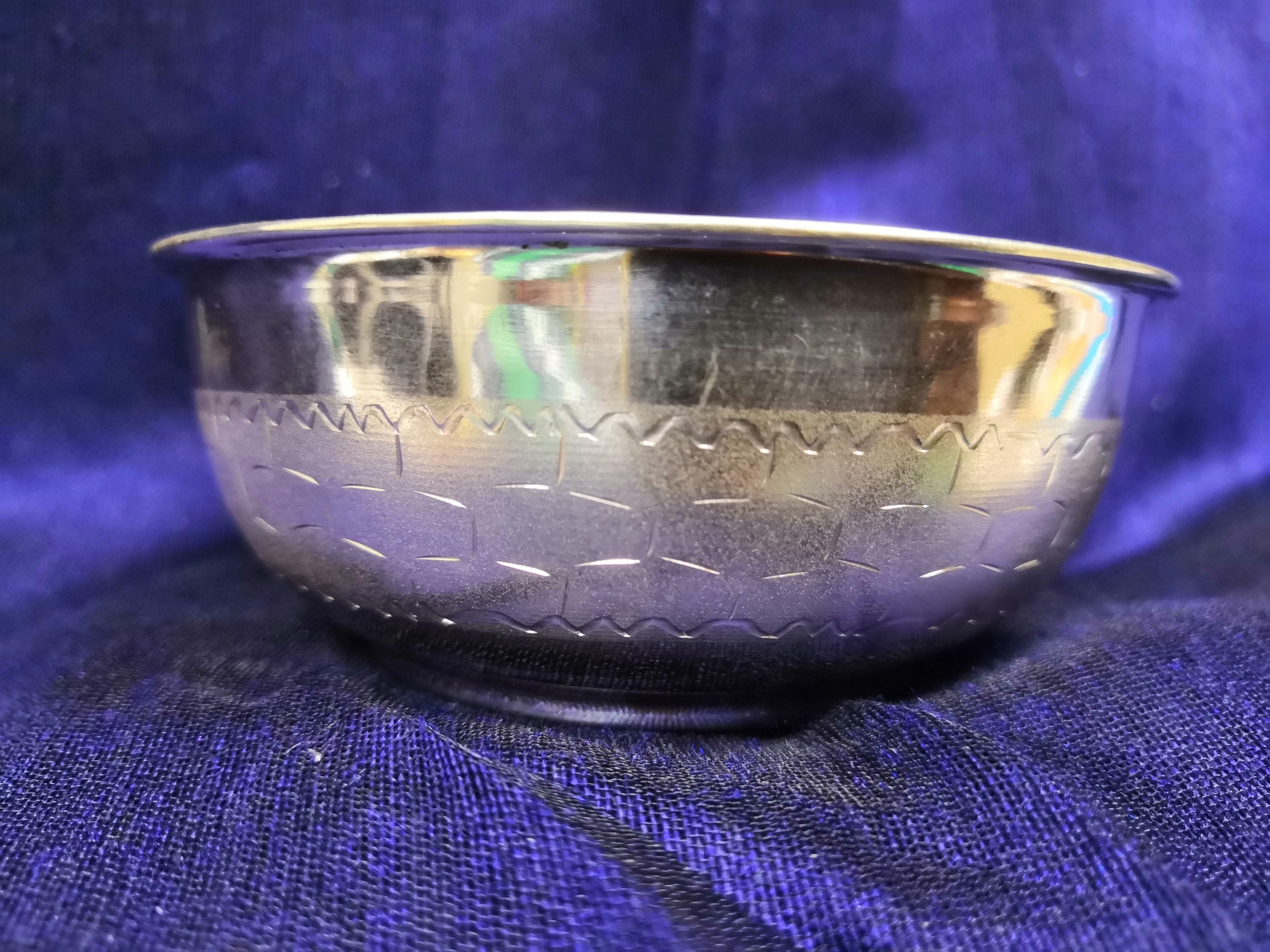 Real shop silver bowl