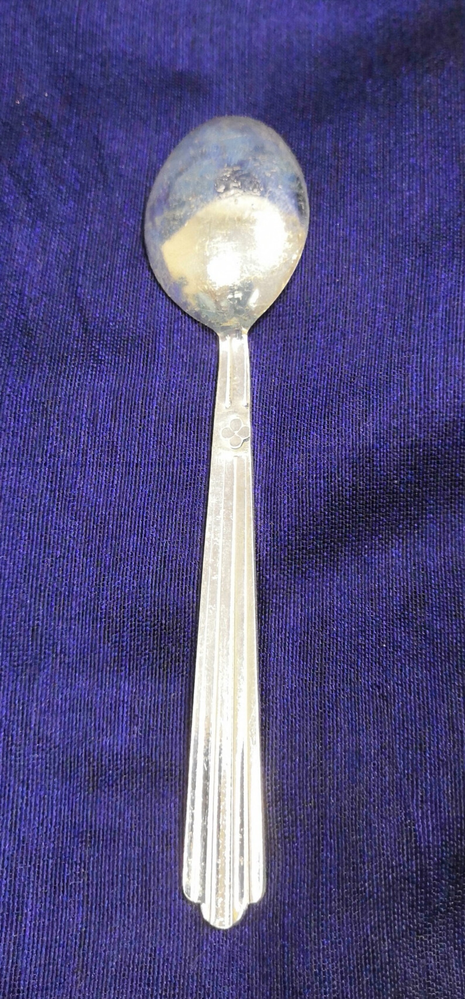 Pure Silver Spoon Etsy