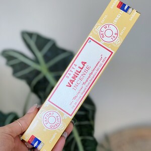 Vanilla Incense 15 grams + Vanilla Incense Sticks