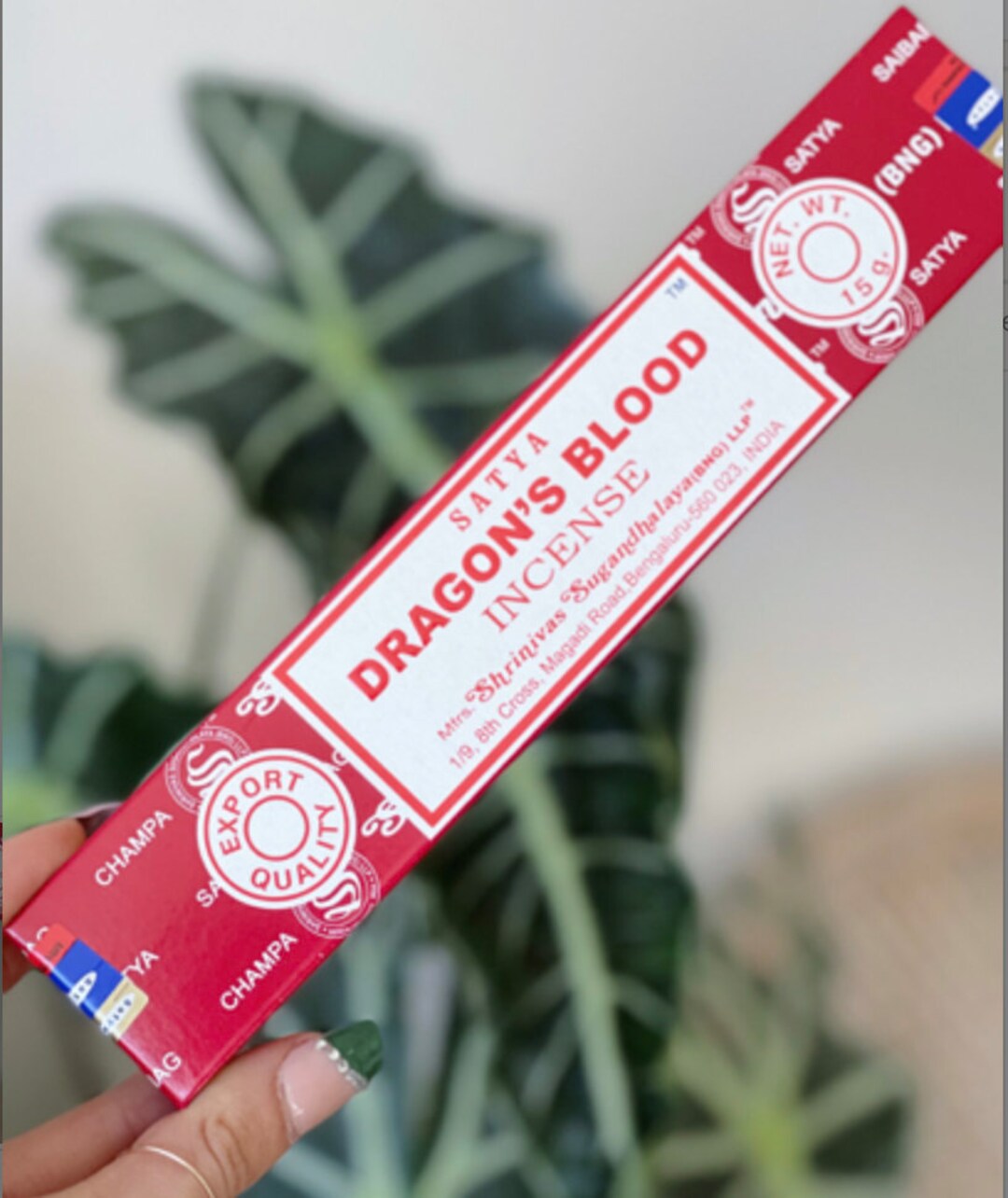 Dragon's Blood Incense Sticks Satya Incense Sticks Incense Sticks