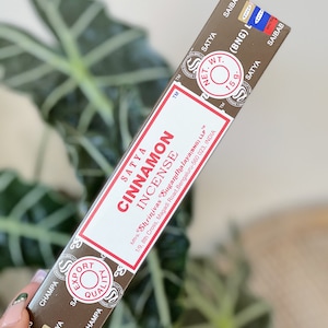 Satya Cinnamon Incense 15 grams + Cinnamon Incense Sticks