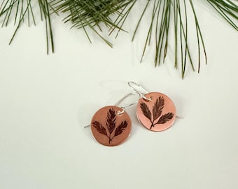 Copper + Pine Earrings