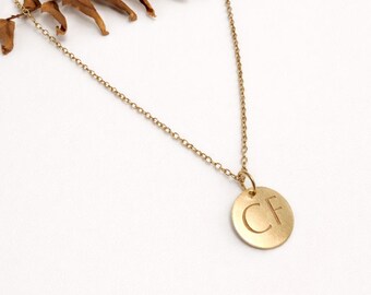 14k Gold-filled pendant with 16” gold-filled chain