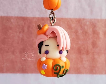 Pumpkin Miyavi Clay Charm