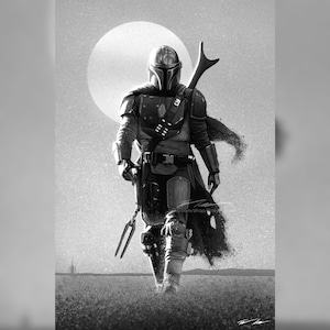 Star Wars The Mandalorian Giclee Print