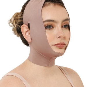 CURVEEZ Double Chin Reducer and Face Lift Mask - V-Line Lifting and Chin Tightening for Women, Face Slimmer & Shaper for Jawline, Chin Strap