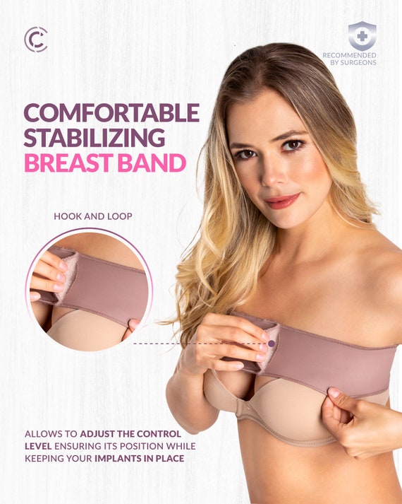 CURVEEZ Post Surgical Breast Implant Stabilizer and Compression