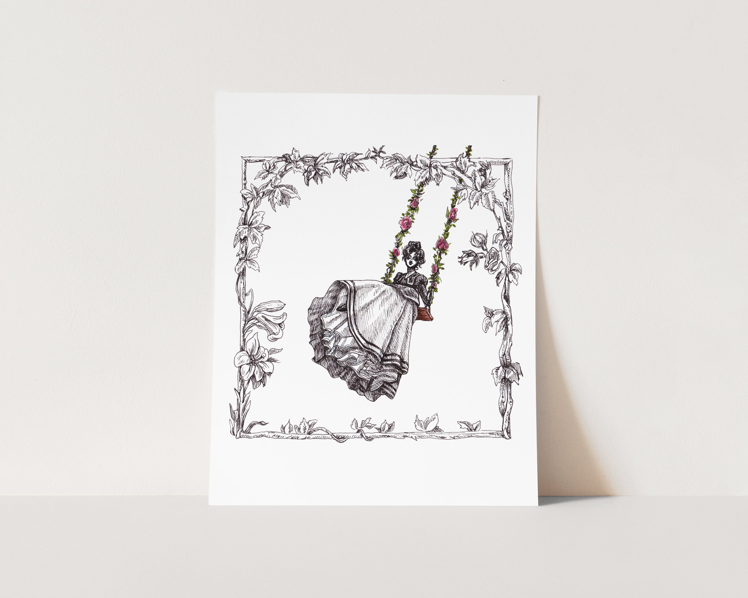 Der geheime Garten Kunstdruck Cottagecore ästhetische Vintage | Etsy