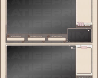 Twitch Steam Package Add-Ons - Coffee Shop (Gameplay + Just Chatting Overlays)