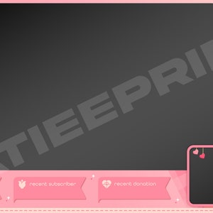 Twitch Streaming Overlay Valentine's Day Face Cam Ver. image 2