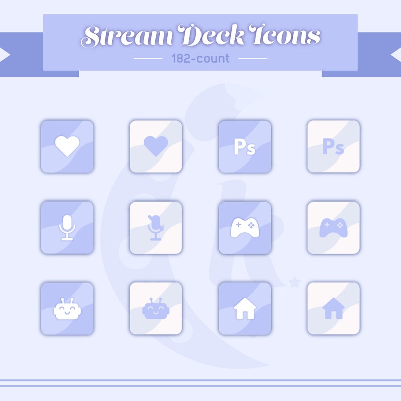 Stream Deck Icon Library Stream Deck Icons - Etsy