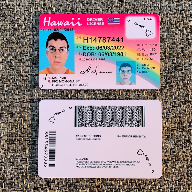 Mclovin ID Card From Movie Superbad ultra High - Etsy
