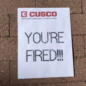 Marty McFly ID CARD - Zurück in die Zukunft - Michael J Fox - Lizenz - Prop Mc FLY Cusco - You're Fire!