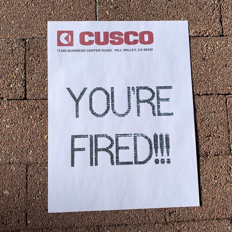 Marty McFly ID CARD - Zurück in die Zukunft - Michael J Fox - Lizenz - Prop Mc FLY Cusco - You're Fire!