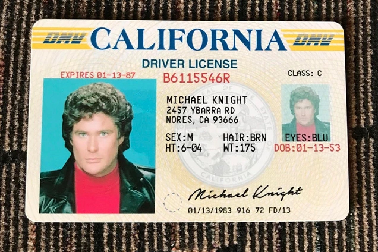 ナイトライダー - マイケル・ナイト プロップ ID カード キット