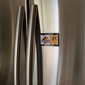 Jurassic Park License Plate Fridge Magnet Hi-Definition PRINT VIVID COLORS image 6