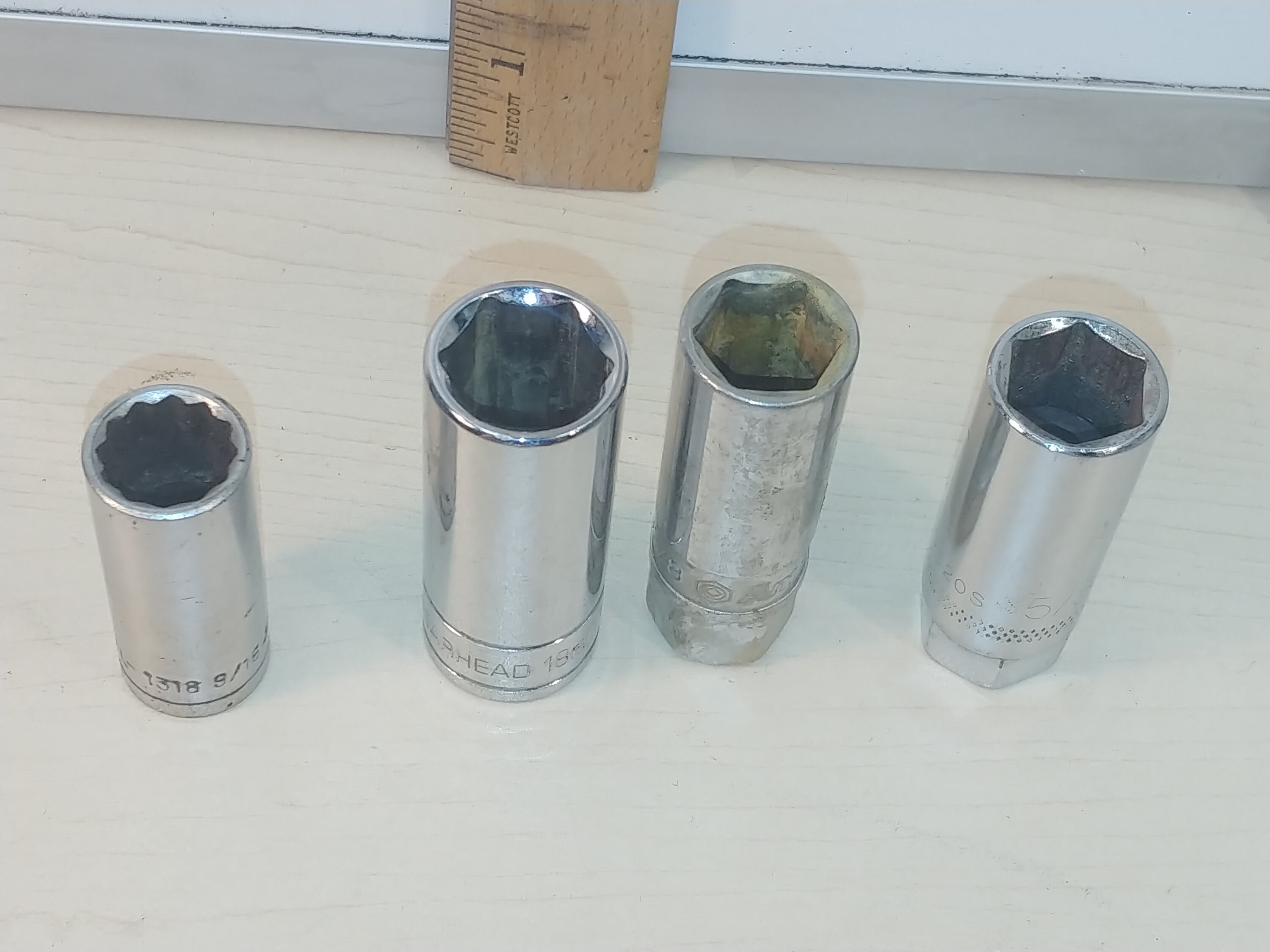 43/8 Drive Deep Sockets Napa 5/8 6 pt BBD620S AmPro Etsy