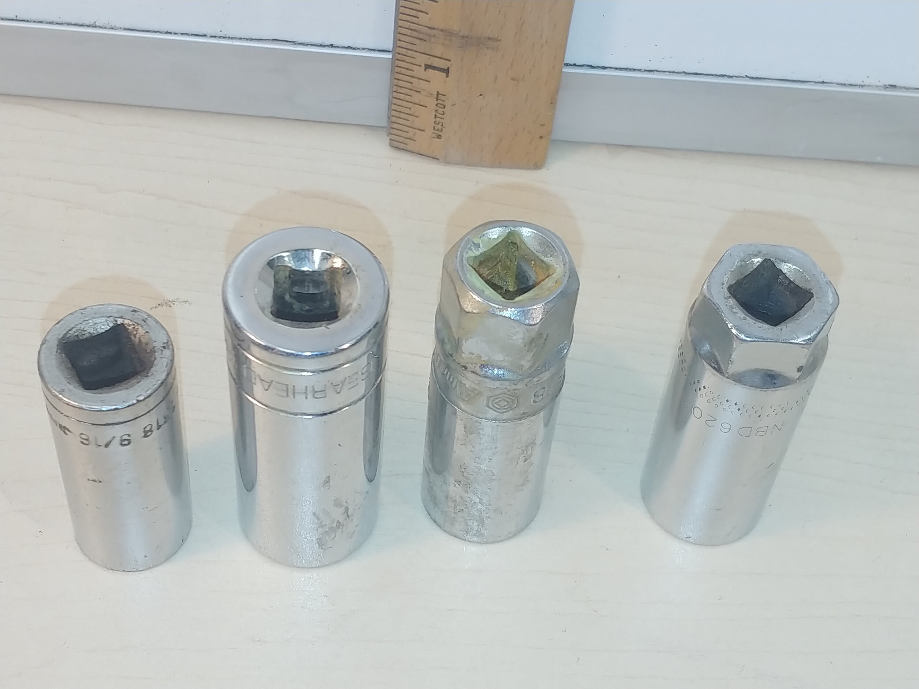 43/8 Drive Deep Sockets Napa 5/8 6 pt BBD620S AmPro Etsy