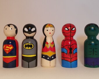 spider man peg doll