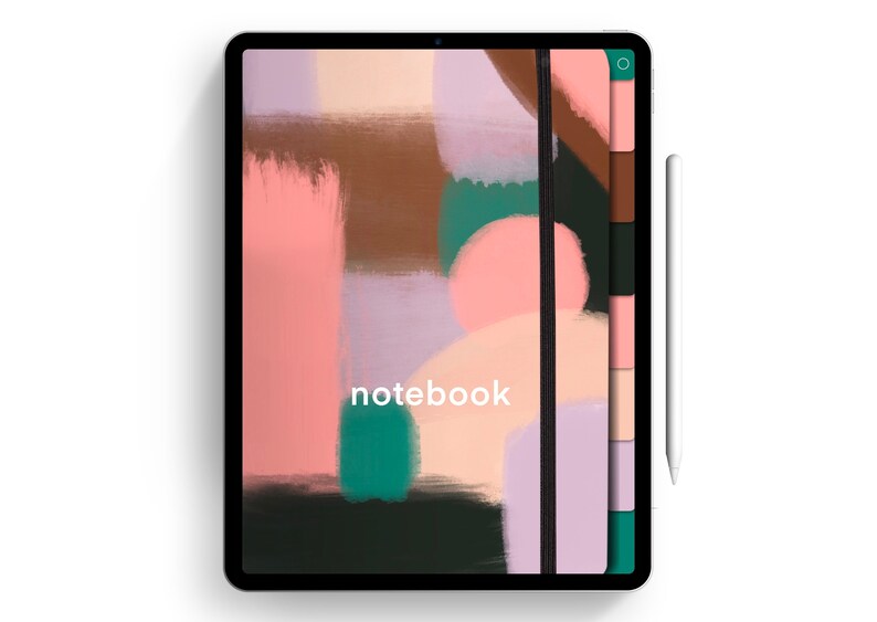 Digital Notebook / Goodnotes / Ipad / Ipad Pro / 7 Sections / Etsy