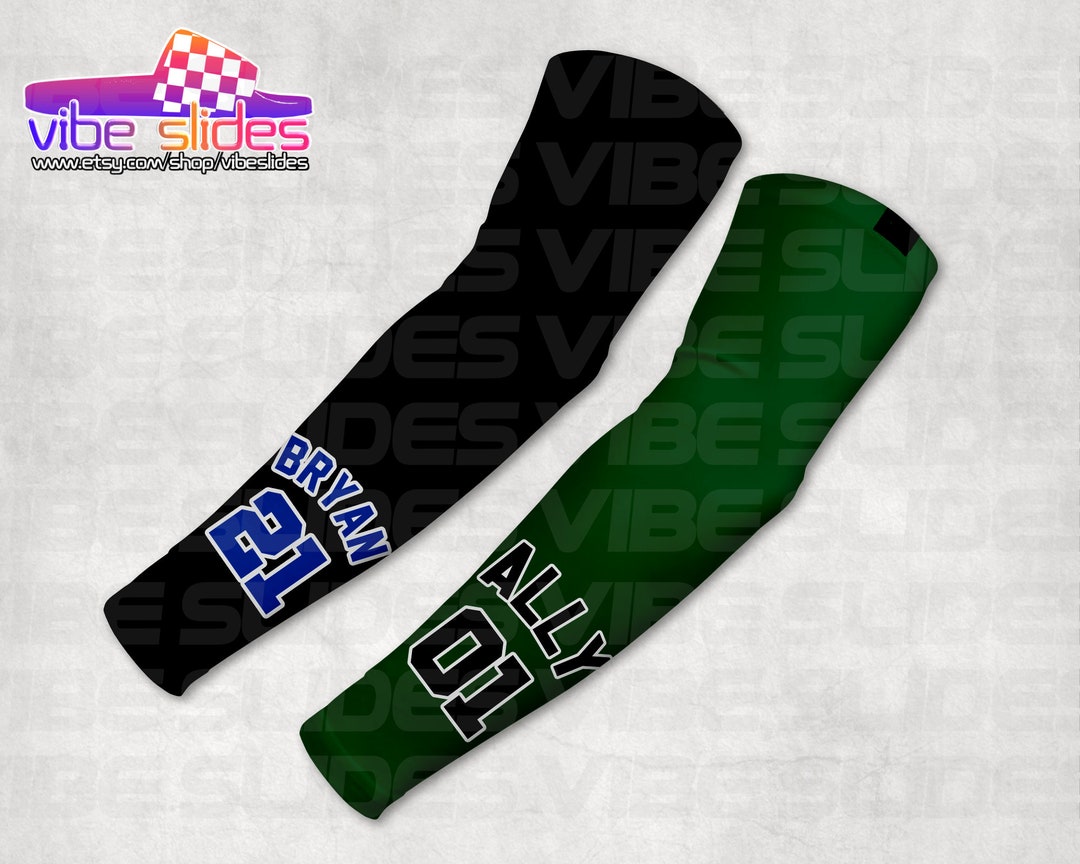 Personalized Athletic Arm Sleeves Custom Sports Team Sleeves Discounted