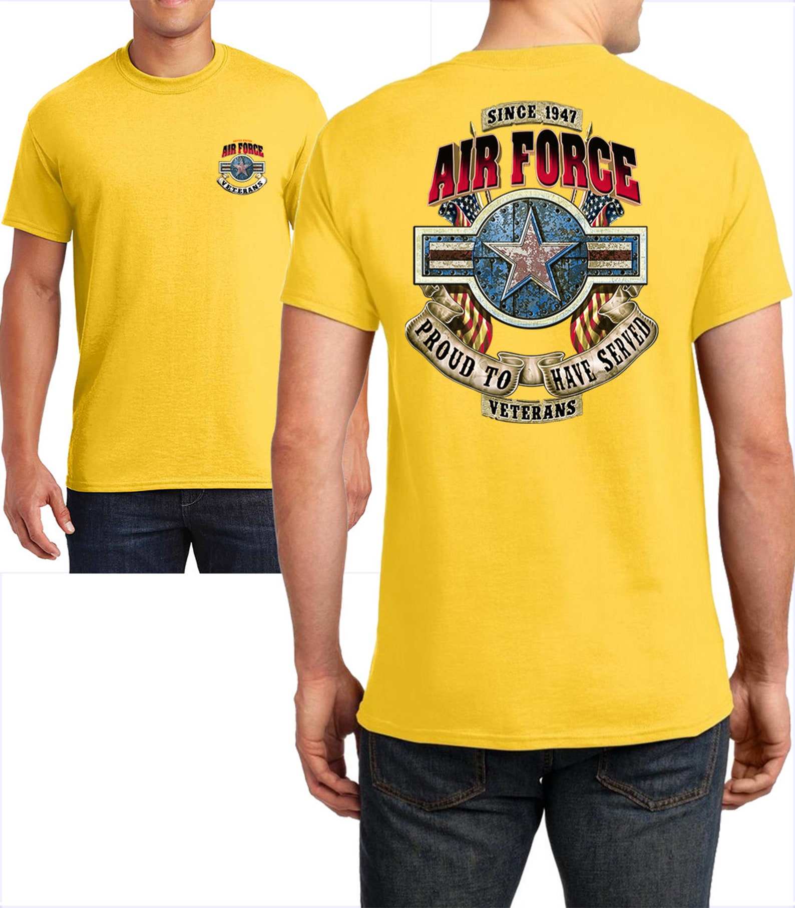 Air Force Veterans Shirt Patriotic USA Military Shirt US Etsy