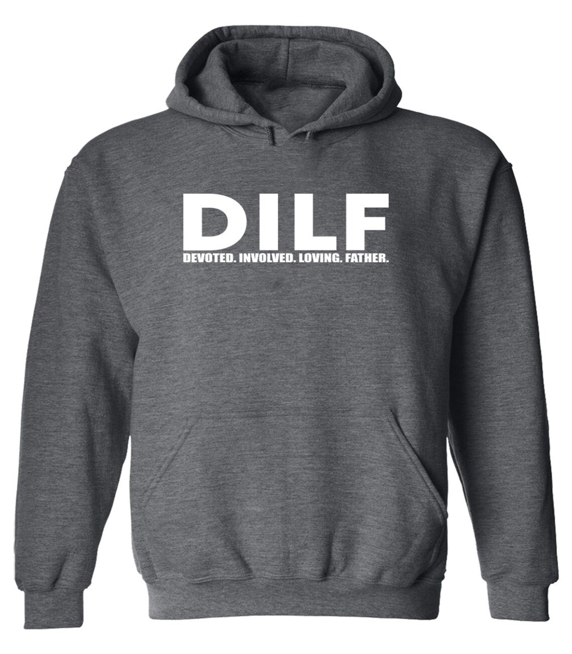 DILF Unisex Pullover Hoodie Funny Humor DILF Hooded - Etsy