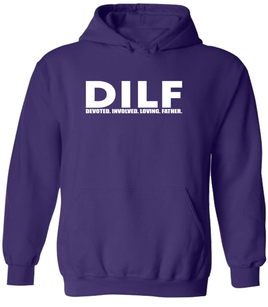 DILF Unisex Pullover Hoodie Funny Humor DILF Hooded - Etsy