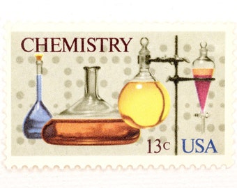 Vintage Chemistry Science Stamps - Unused U.S. Postage for Mailing - 1976 USPS 13c