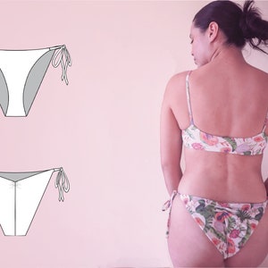 Tangerine Bottom | DIY Bikini Bottom | Digital PDF Sewing Pattern