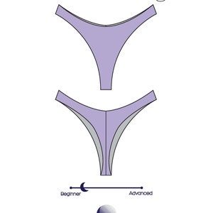 Guava Swim Bottoms | DIY Bikini Bottom | Digital PDF Sewing Pattern
