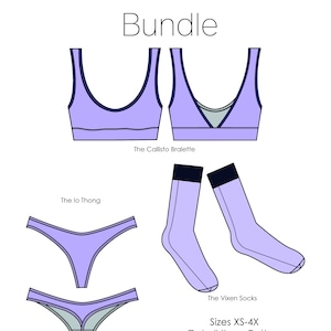 Essentials Pattern Bundle | DIY Underwear | PDF Sewing Patterns