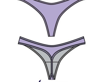 Io Thong | DIY Underwear | Digital PDF Sewing Pattern