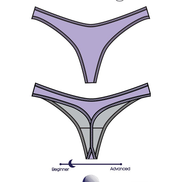 Io Thong | DIY Underwear | Digital PDF Sewing Pattern