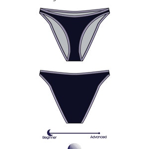 Thyme Brief/ DIY UNDERWEAR/Digital PDF Sewing Pattern