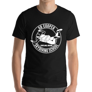 DB Cooper Skydiving School Portland Oregon Funny T-Shirt For Men Women