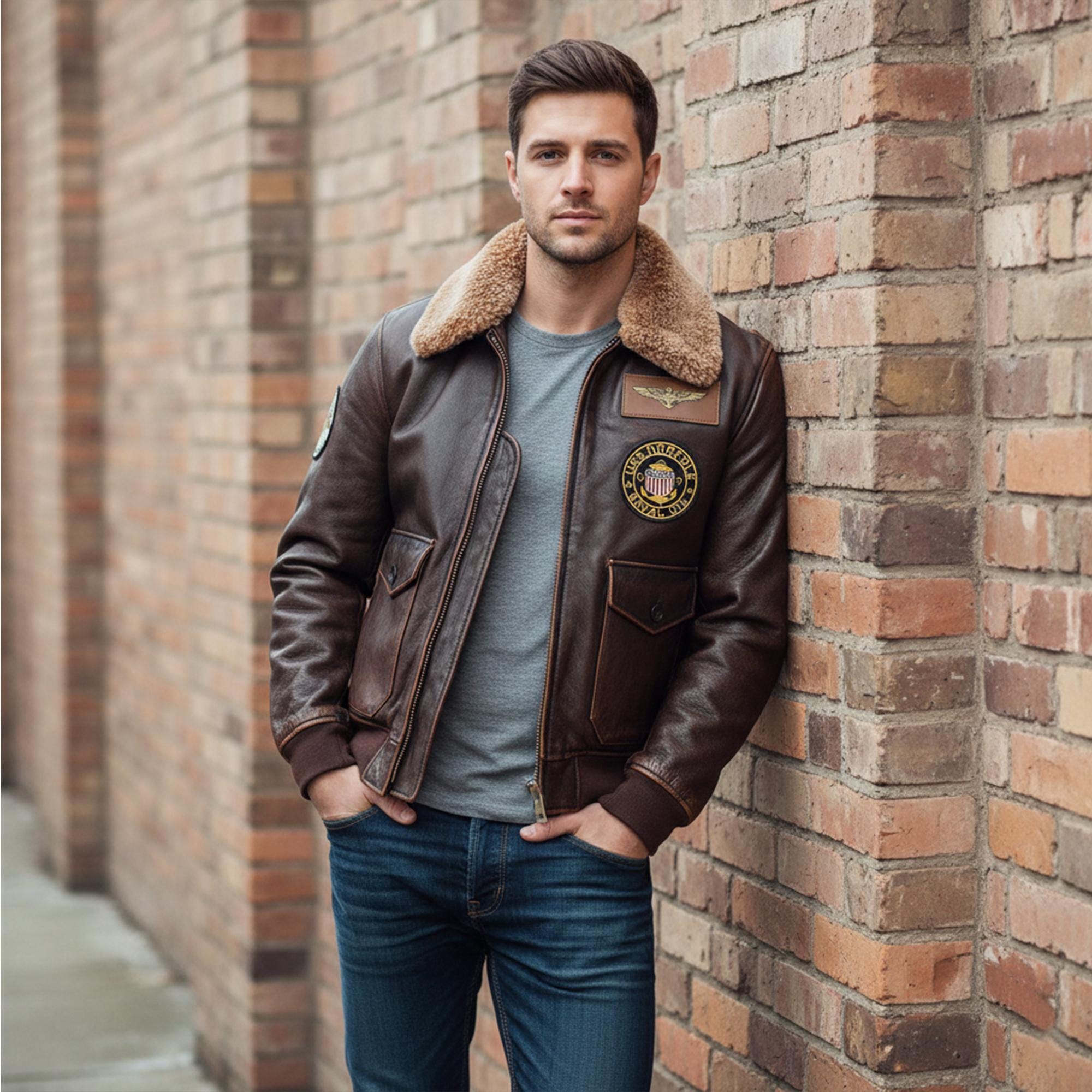 【Jeep】Cow leather vintage jacket 71wuJrzRLWL._AC_UY350_.jpg