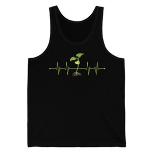 Vegan Heartbeat Vegetarian Diet Veganism Vegetable Lover Gift Tank Top For Men Women