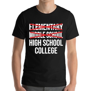 Funny Middle School Graduation 2022 Junior High Graduation T-Shirt