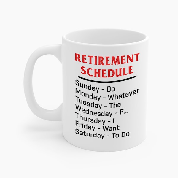 Retirement Calendar Etsy