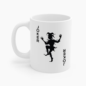 Joker of Spades Deck of Cards Halloween Costume Coffee Mug For Men