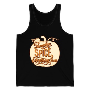 Pumpkin Spice Everything Nice Retro Autumn Fall Season Tank Top For Men Women