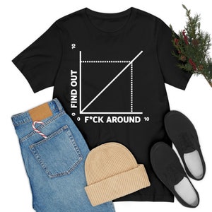 Funny FA&FO F ck Around And Find-Out Diagram Graph Math Nerd T-Shirt Men Women