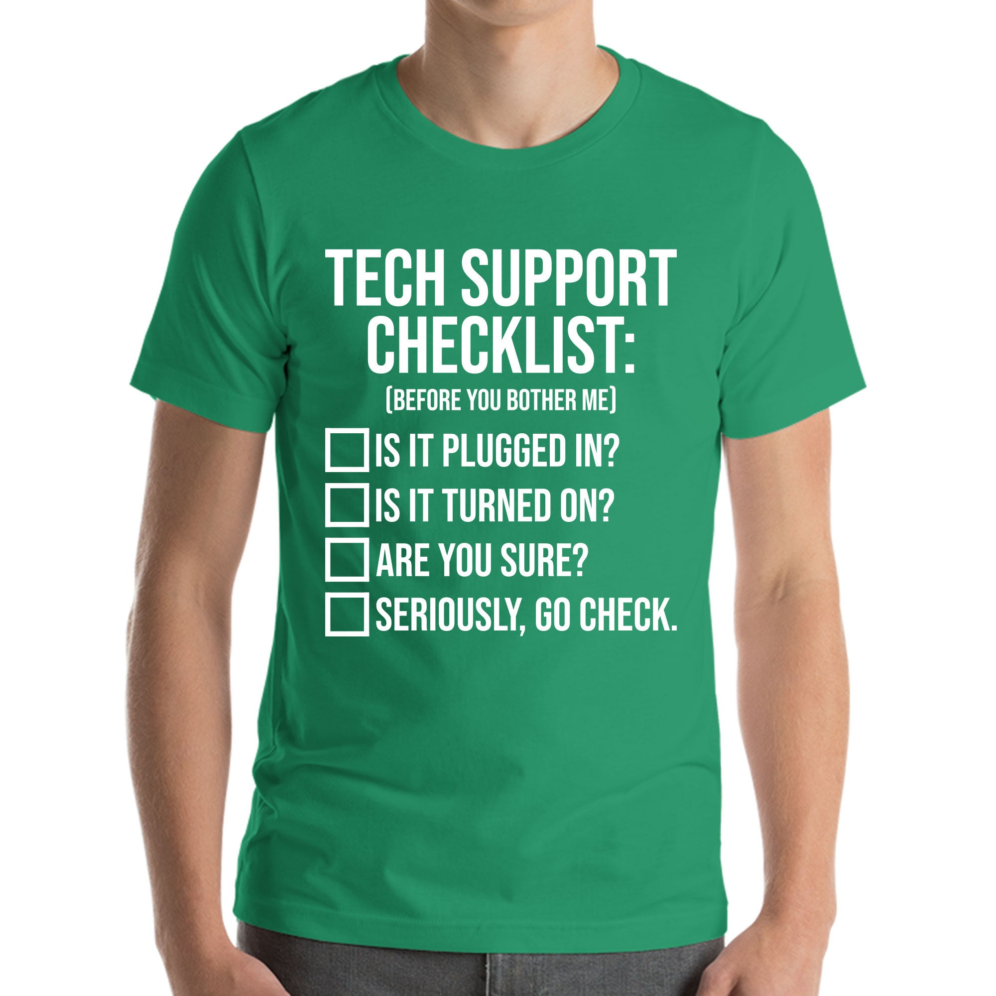 Funny Tech Support Checklist Funny Information Technology IT T