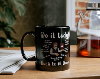Do it lady ! Chit, Trending Funny Saying Coffee Mug For Men Women