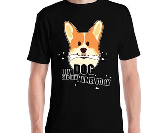homework dog birthday My Dog Ate My Homework Back To School Grade Kindergarten First Day Teacher Student T-Shirt Kids Men Women