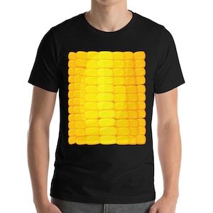 Lustiger Mais Halloween Kostüm Foodie Farmer Herren Frauen Kinder Halloween T-Shirt