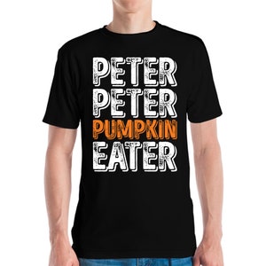 Funny Peter Pumpkin Eater Halloween Matching Vintage T-Shirt Men Women